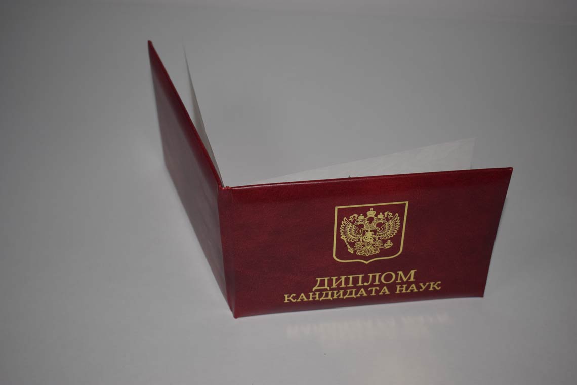 Диплом Кандидата Наук 2001-2012 в Южно-Сахалинске корка